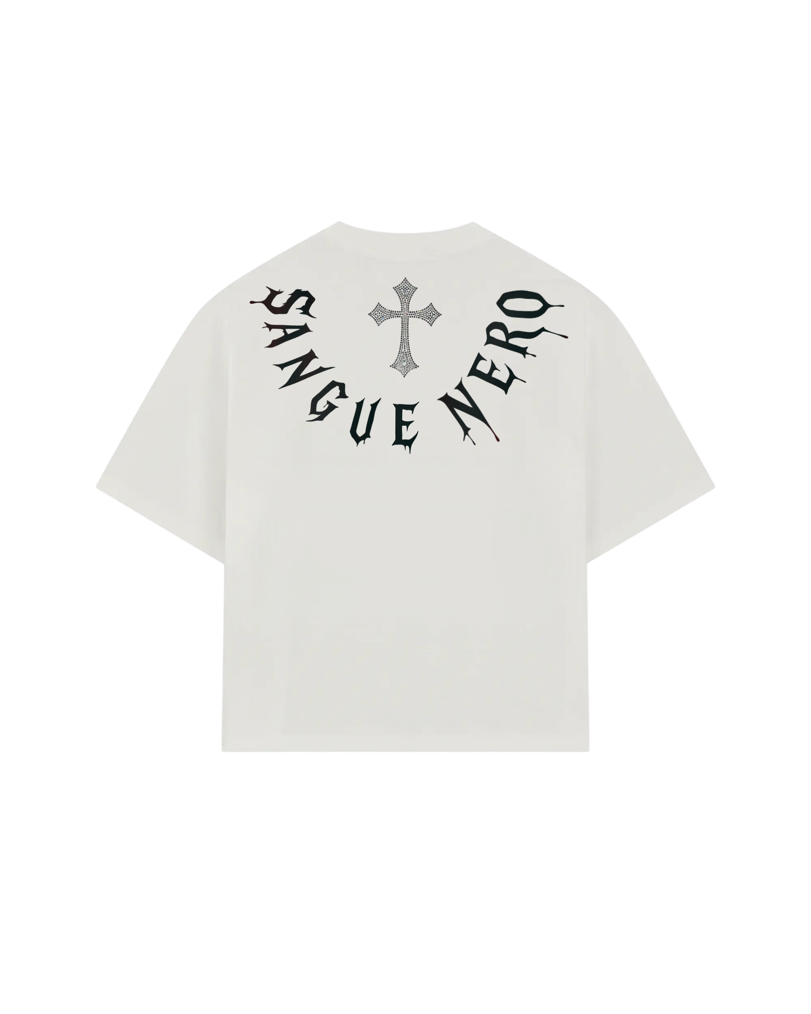 T-Shirt Cross Logo SANGUE NERO - immagine 2