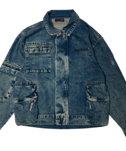 Giacca Denim SANGUE NERO Utility Blu