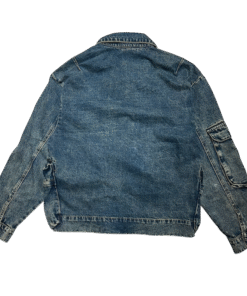 Alternative view of Giacca Denim SANGUE NERO Utility Blu