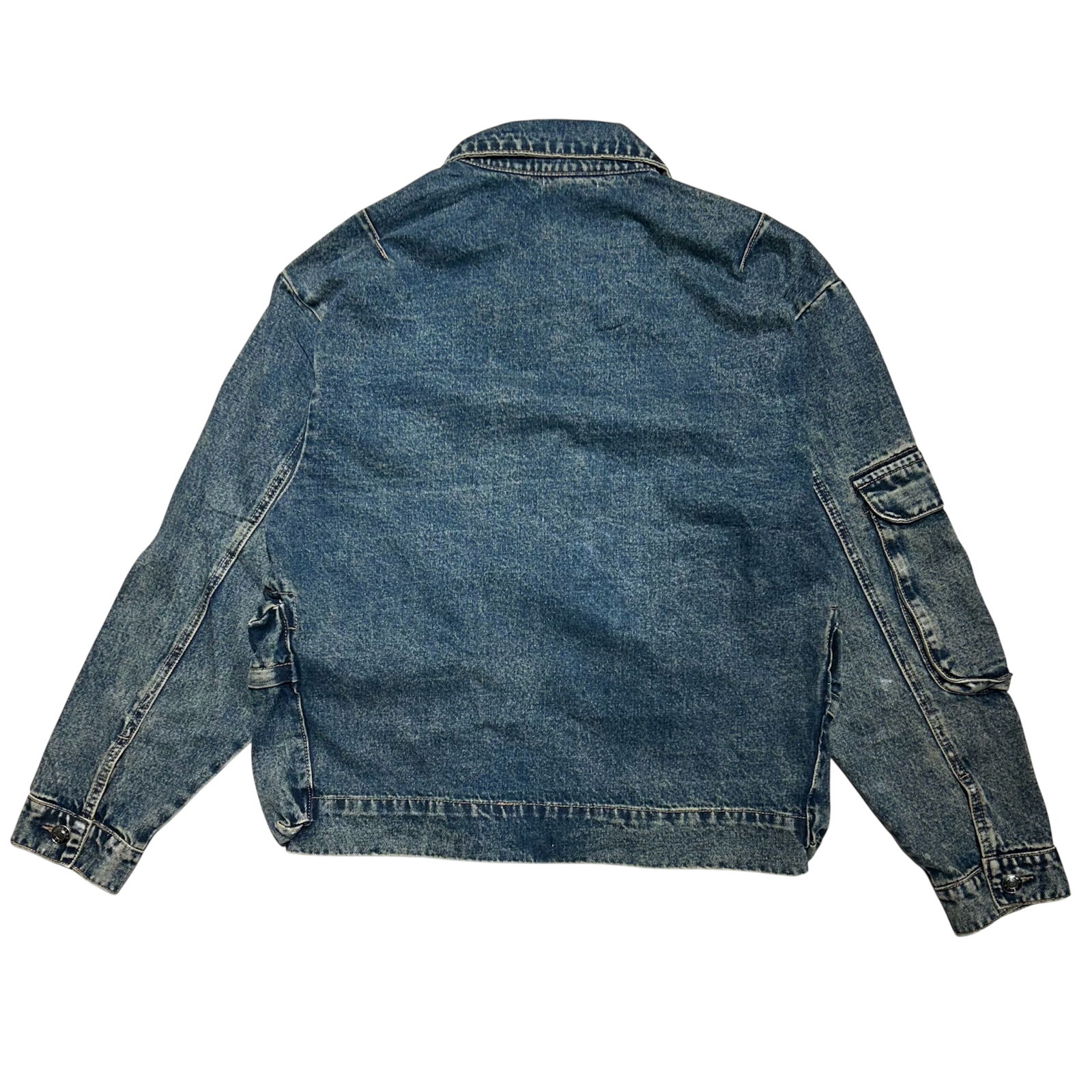 Giacca Denim SANGUE NERO Utility Blu - immagine 2