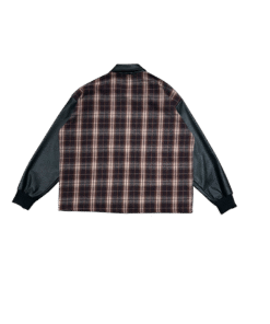 Alternative view of Camicia SANGUE NERO Rossa a Quadri con Strass