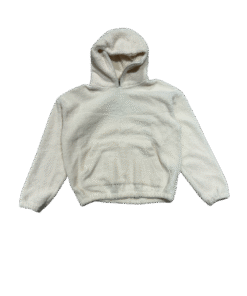 Felpa SANGUE NERO Passamontagna in Pile Bianca