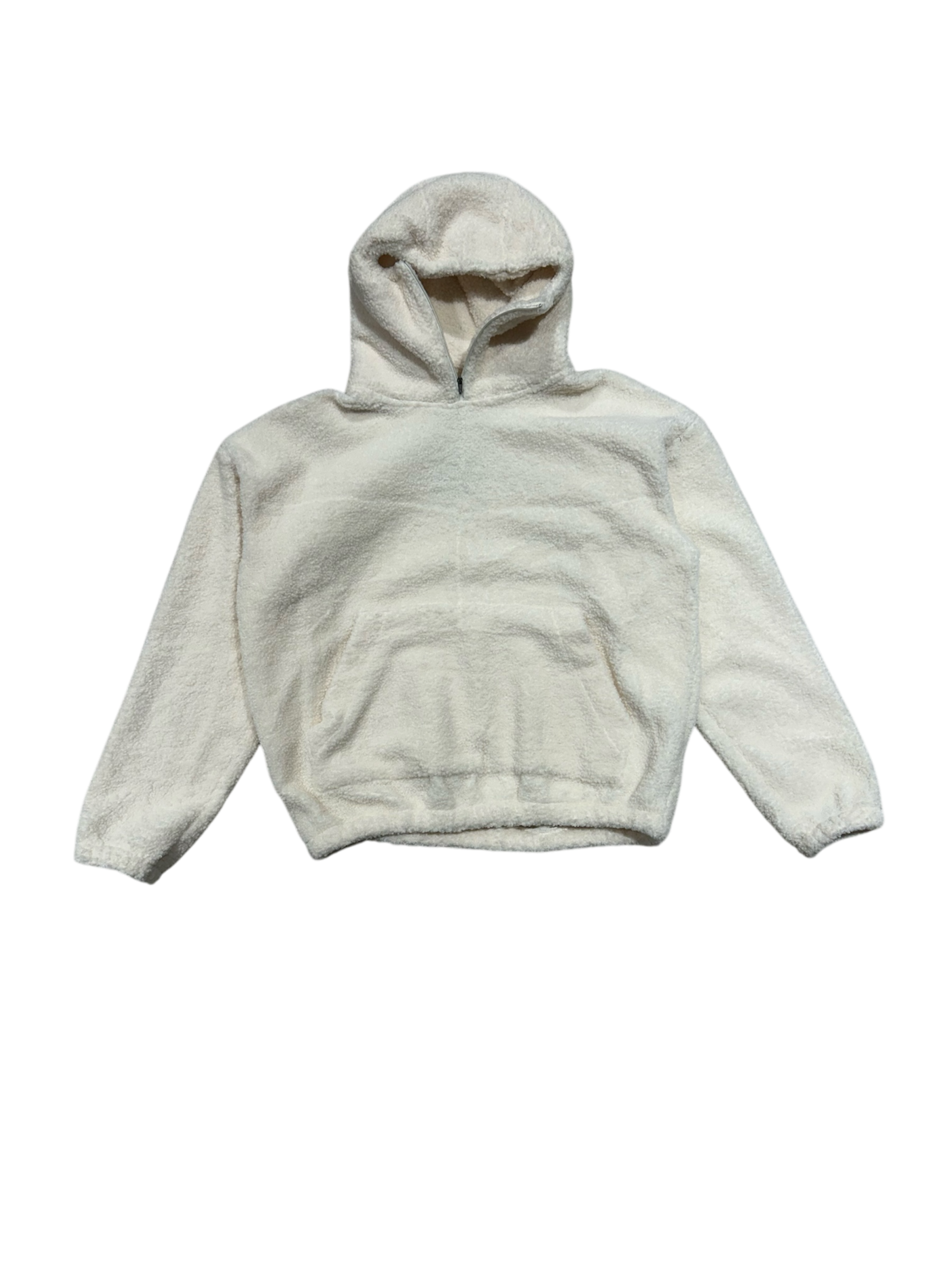 Felpa SANGUE NERO Passamontagna in Pile Bianca