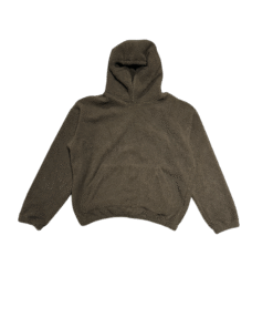 Felpa SANGUE NERO Passamontagna in Pile Marrone