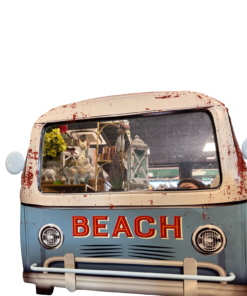 SPECCHIO DECORATIVO VINTAGE FURGONCINO BEACH