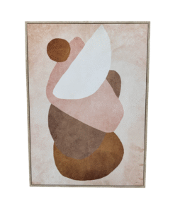 QUADRO CURVY FORMS STAMPA SU TELA ARTE ASTRATTA MINIMAL CHIC