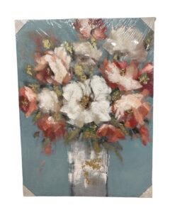 QUADRO BOUQUET MODERNO SU TELA