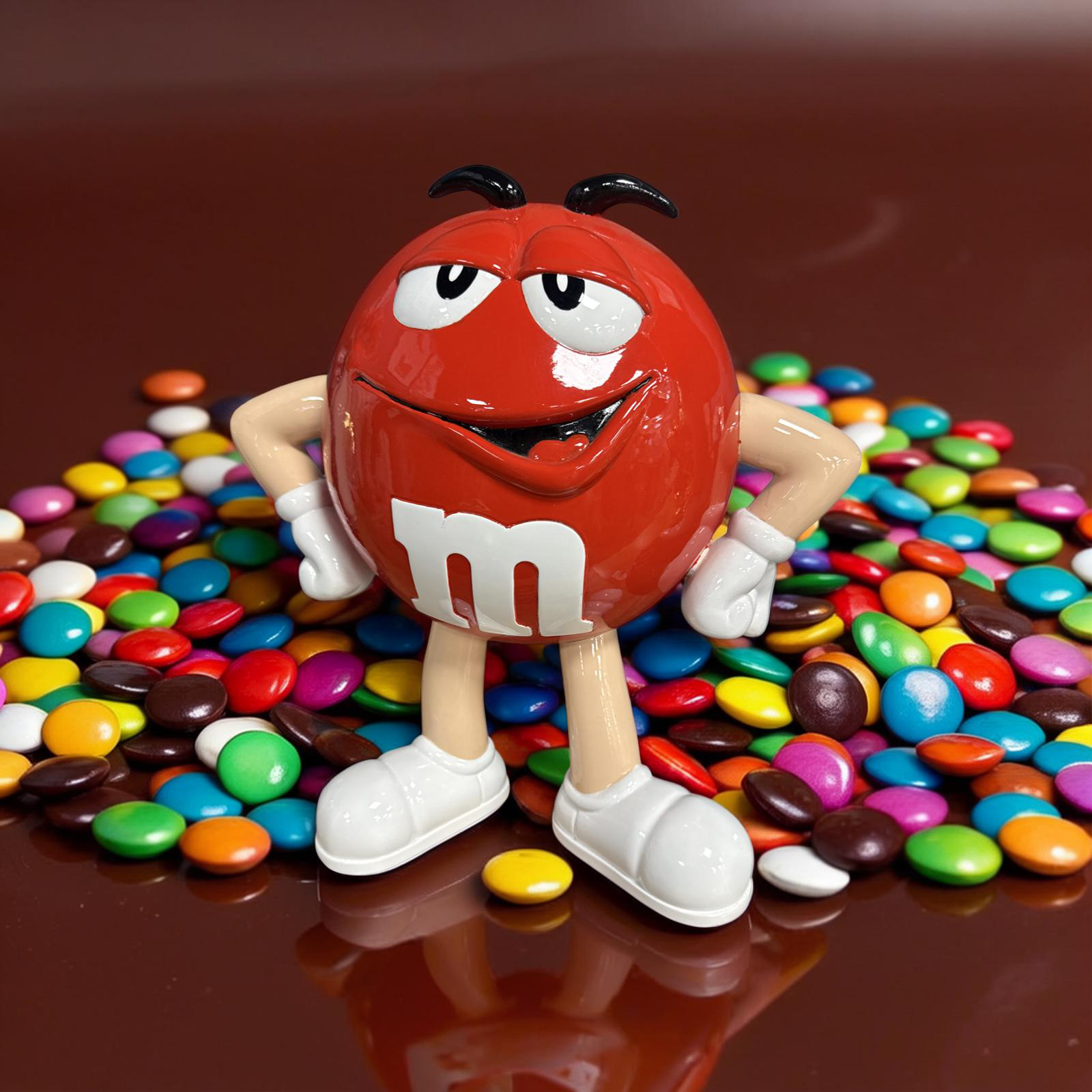 Red M&M’s Classic – Statua Decorativa - immagine 3