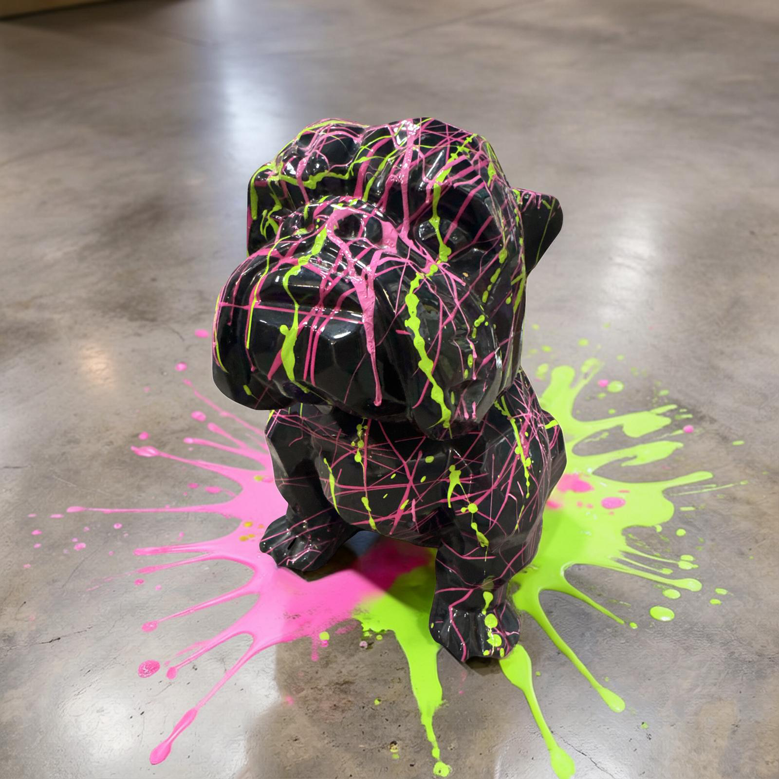Bulldog SPLASH – Statua Decorativa Moderna - immagine 6