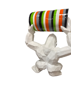 Alternative view of Gorilla Bianco PopArt – Statua decorativa