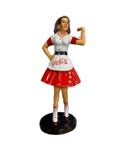 Alternative view of Cameriera CocaCola Vintage–Statua DECORATIVA