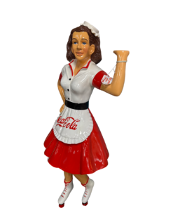 Cameriera CocaCola Vintage–Statua DECORATIVA