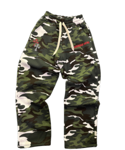 Camo cross sweatpants