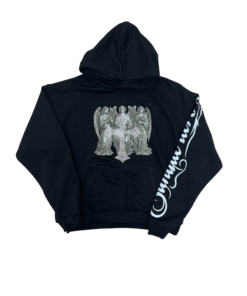 Celestial Angel Black Hoodie