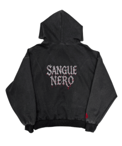 Alternative view of Stone washed Shiny SN Hoodie